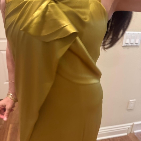 St. John’s Greenish/Gold Dress Brand New! - Picture 13 of 16